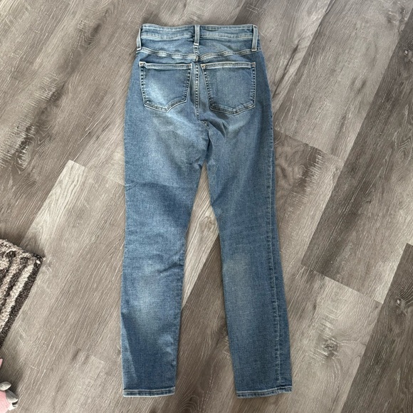 J. Crew Birch Blue High Rise Curvy Toothpick Skinny Jeans - Picture 3 of 8